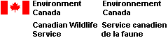Environment Canada and CWS signature bar